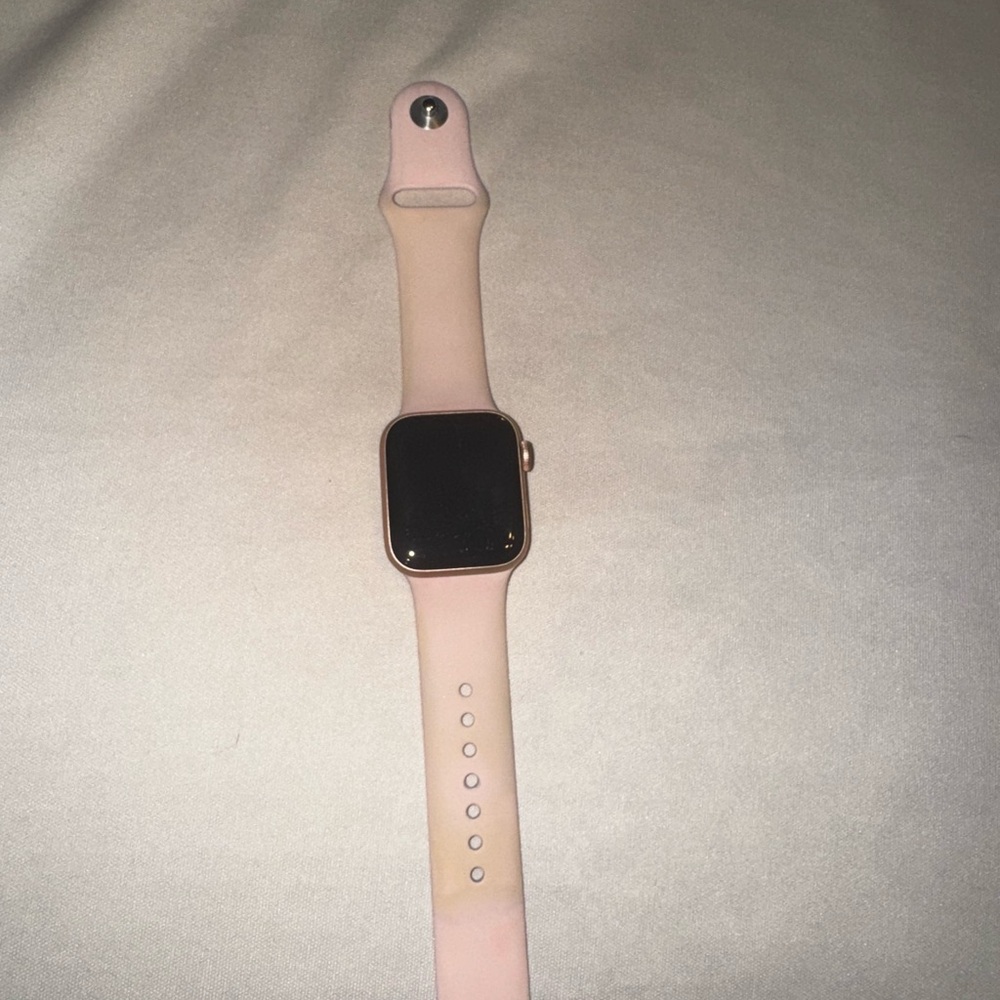 Apple Smartwatch with Pink Band